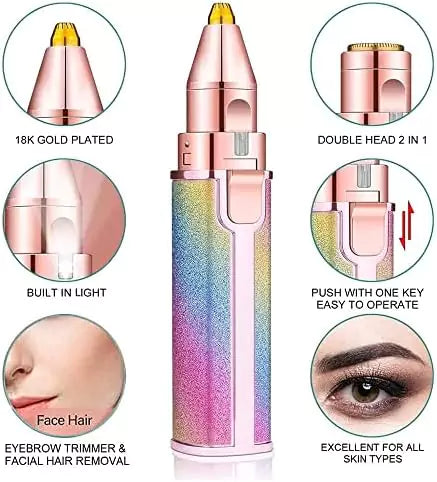 DuoSmooth: 2-in-1 Electric Brow & Lip Shaper