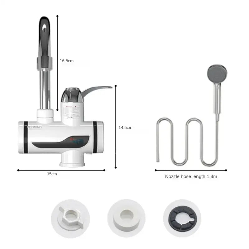 Electric Faucet Tap Water Heater with Shower