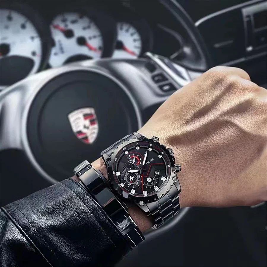 Luminous Steel Watch ||