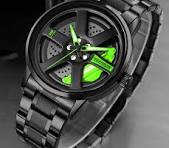 The Wheel Watch Rotating Stainless Steel