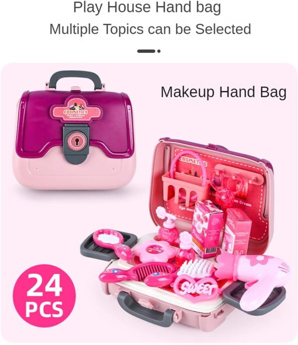 24 Pcs Girls Fashion Beauty Salon Toys, Early Education Toys