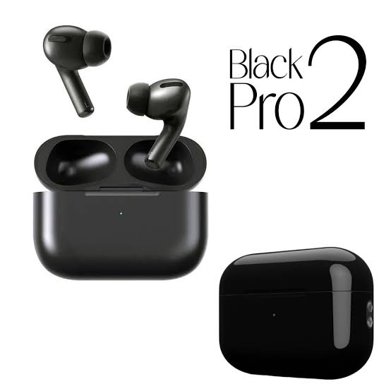 Black Pro 2 Tws Wireless Earbuds – Bluetooth 5.1, Touch Control