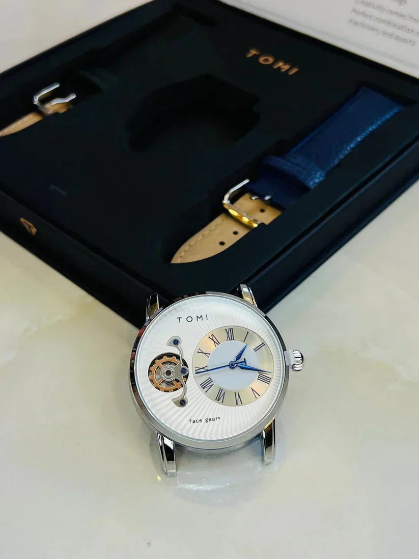 Face Gear Dual Strap Luxury Watch For Men Wrist Watch